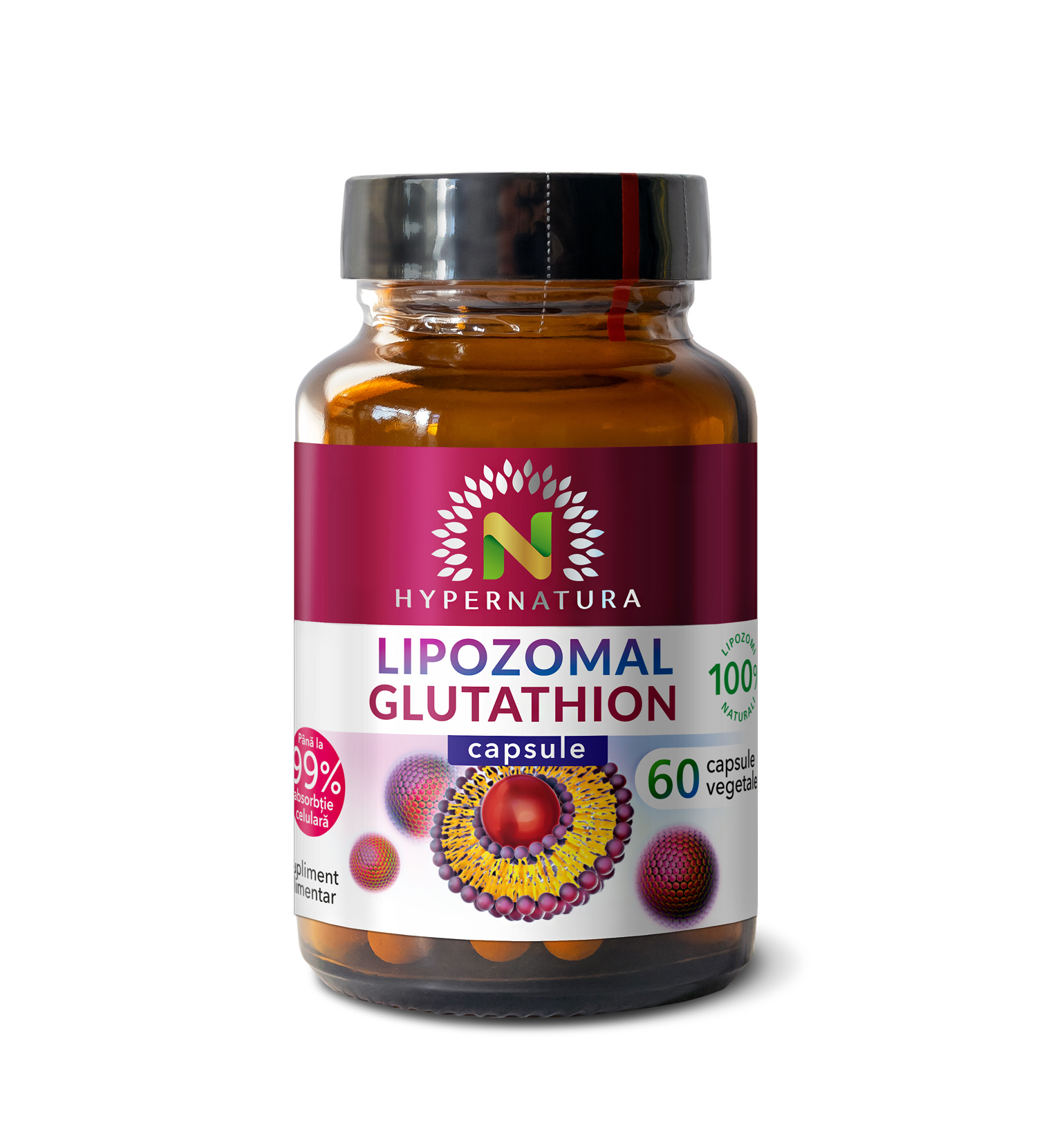 Lipozomal Glutathion capsule - cel mai puternic antioxidant în formă lipozomală – 60 cps